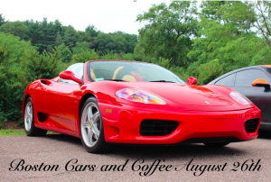 Boston Cars & Coffee August 26th